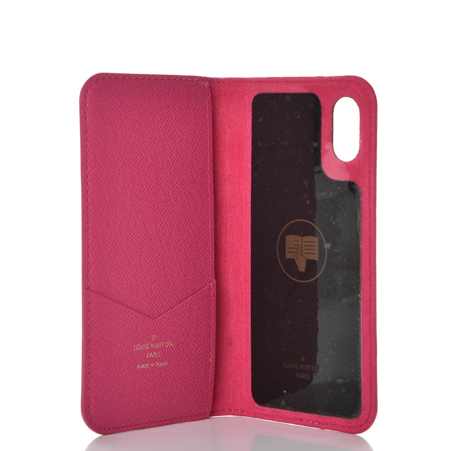 Louis Vuitton Monogram iPhone X Folio Case Rose Pop 5 of 9