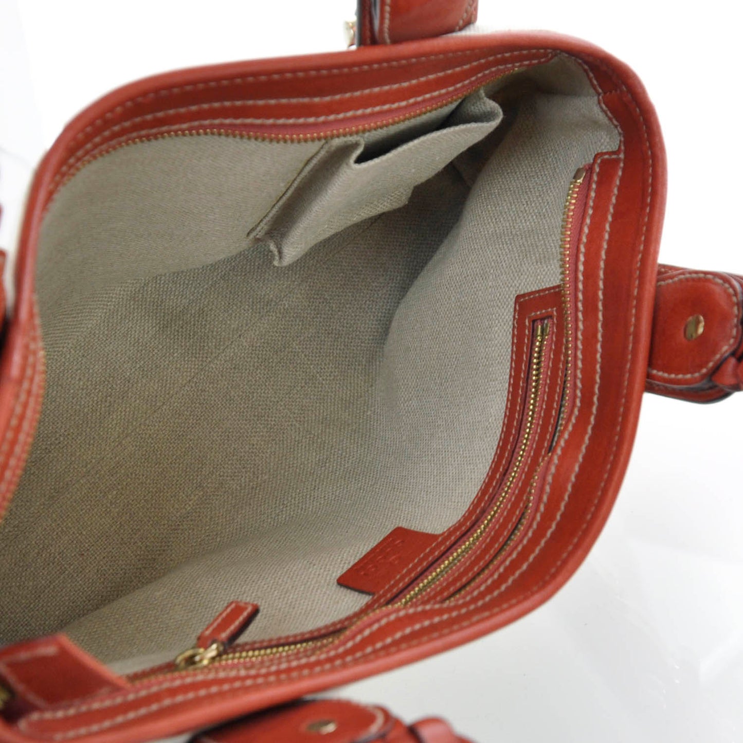 Canvas Leather Pelham Tote Beige