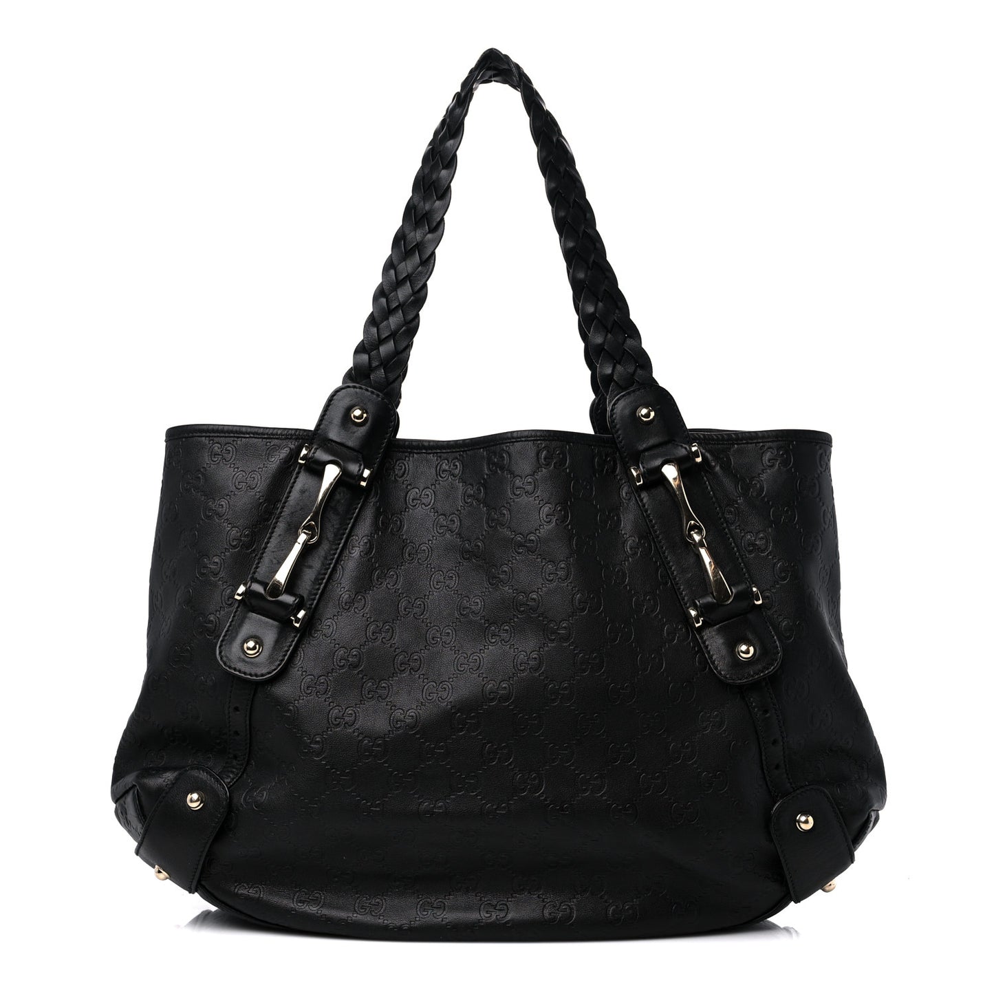 Guccissima Medium Pelham Shoulder Bag Black
