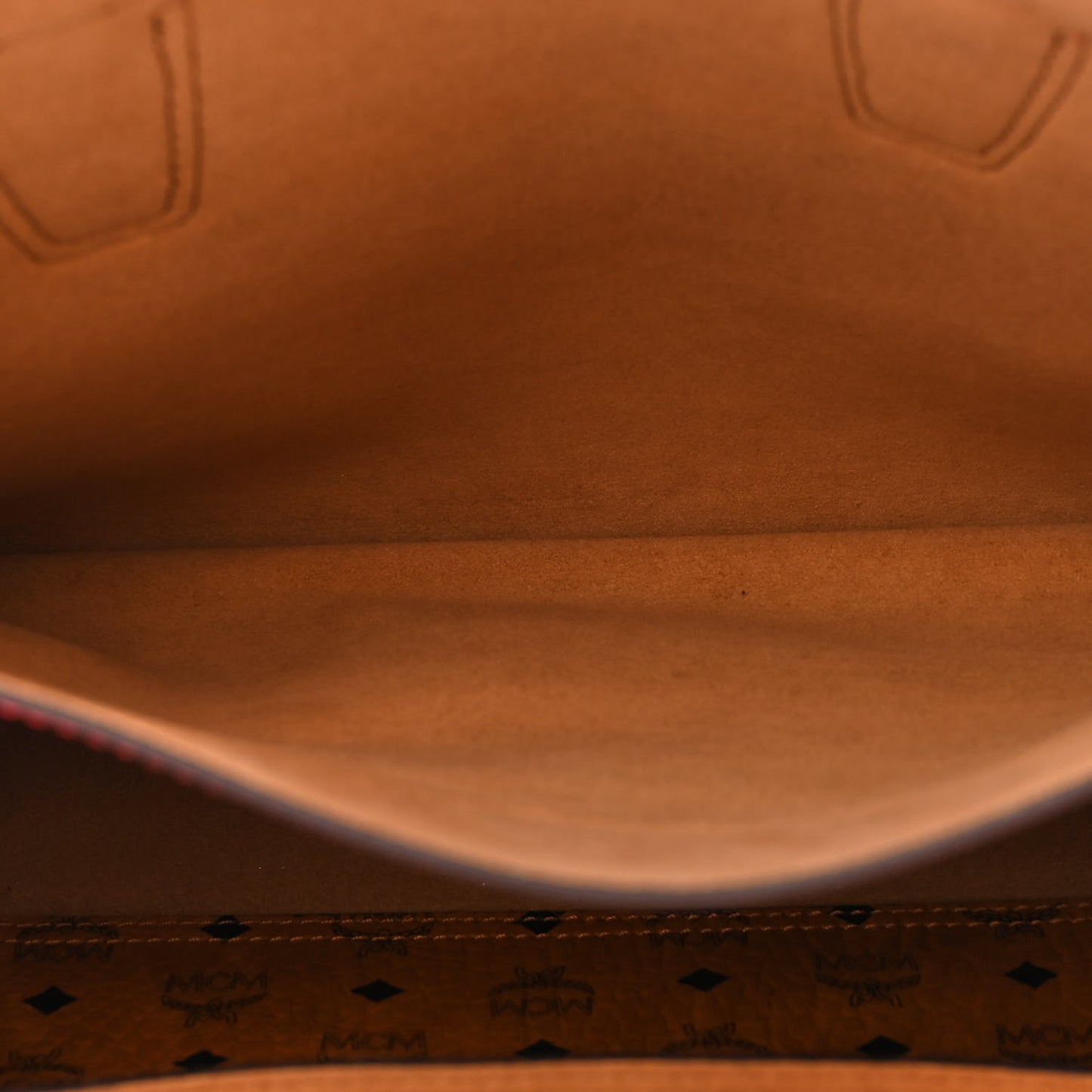Grained Calfskin Medium Milla Tote Ruby Red