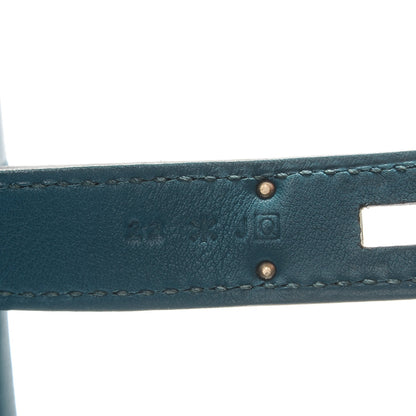 Hermes Veau Swift Sac Berline 28 Bleu Thalassa 8 of 8