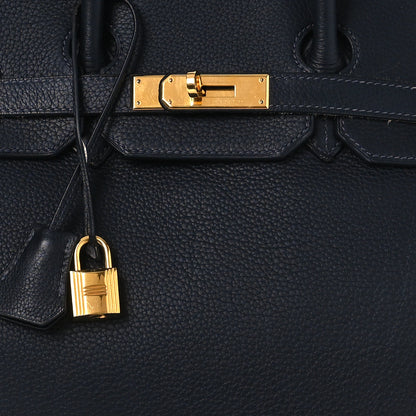 Hermes Togo BIRKIN 35 Bleu Indigo 8 of 15