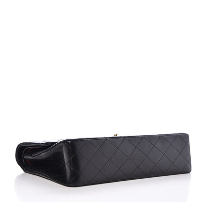 Chanel Lambskin Quilted Medium Double Flap Black 5 of 9