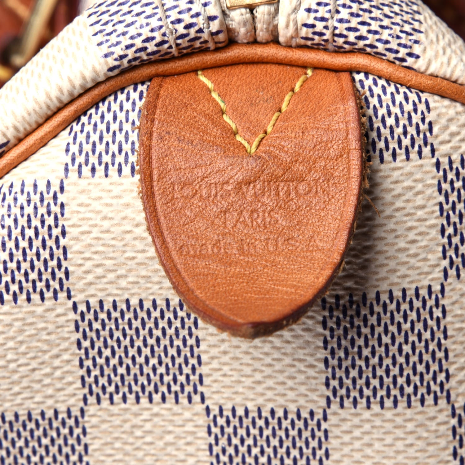 Louis Vuitton Damier Azur Speedy 30 6 of 12