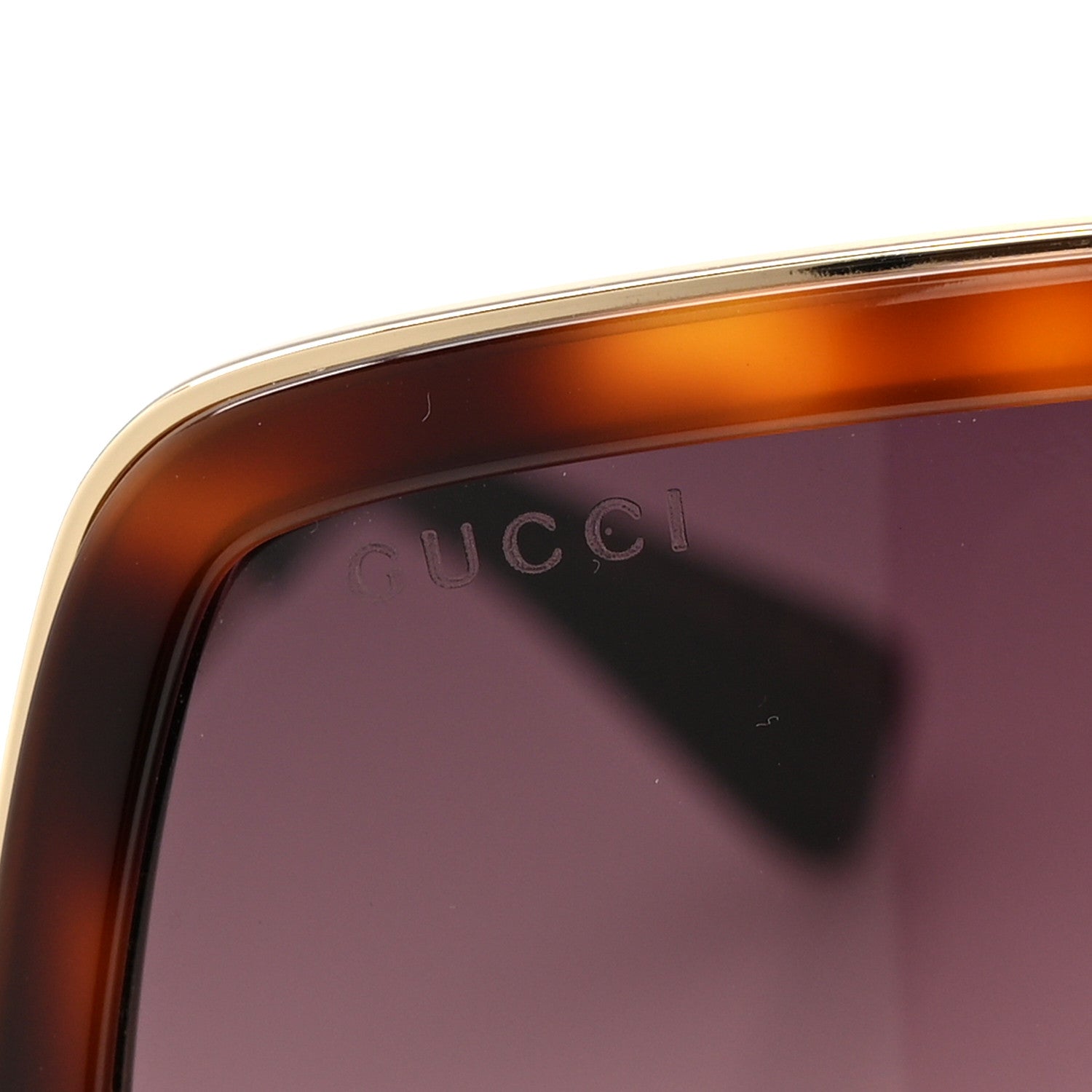 Gucci Acetate Oversize Square Frame GG0106S Sunglasses Tortoise 14 of 14