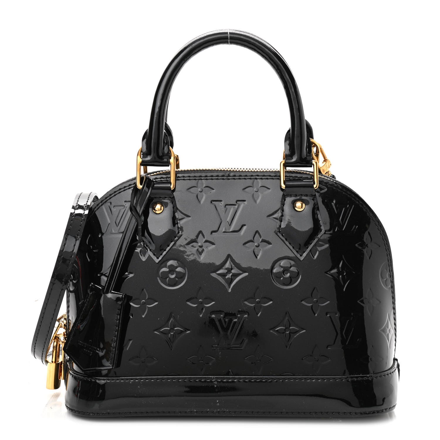 Louis Vuitton Vernis Alma BB Noir Magnetique 1 of 15