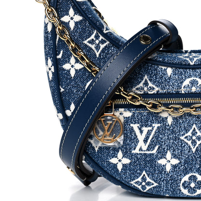 Louis Vuitton Monogram Jacquard Denim Loop Bleu 7 of 10