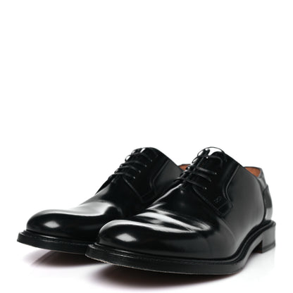 Christian Dior Polished Calfskin Mens Derby Shoes 44 Black 4 of 9