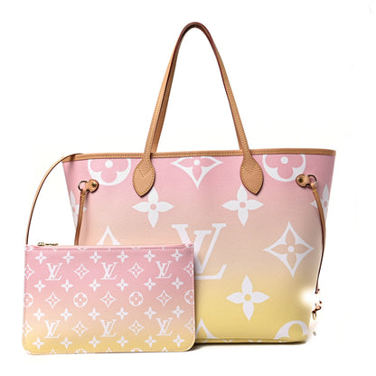 Louis Vuitton Monogram Giant By The Pool Neverfull MM Light Pink 1 of 8