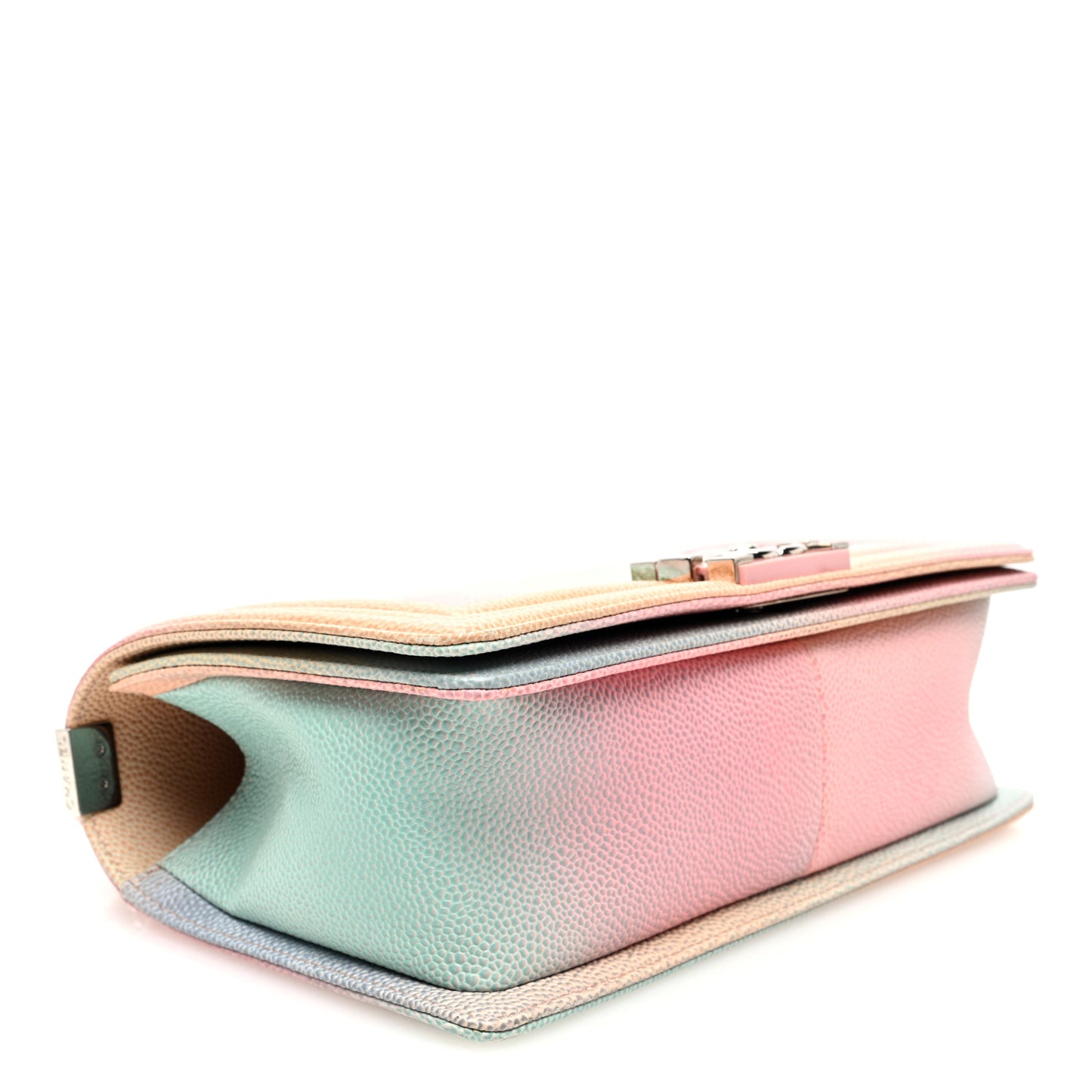 Caviar Quilted Medium Cuba Rainbow Boy Flap Multicolor