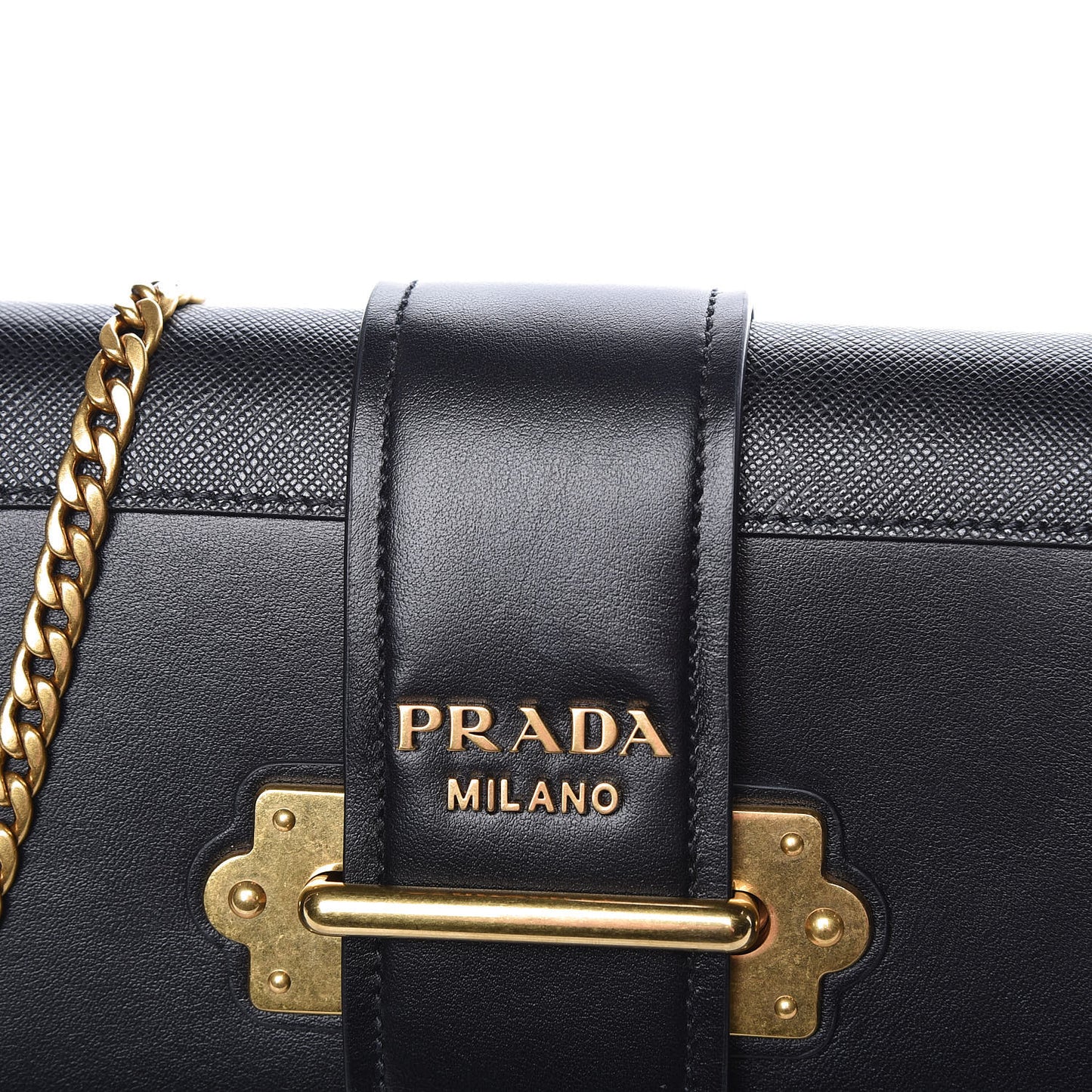 Saffiano City Calf Cahier Belt Bag Black