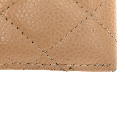 Chanel Caviar Quilted Card Holder Beige 12 of 15