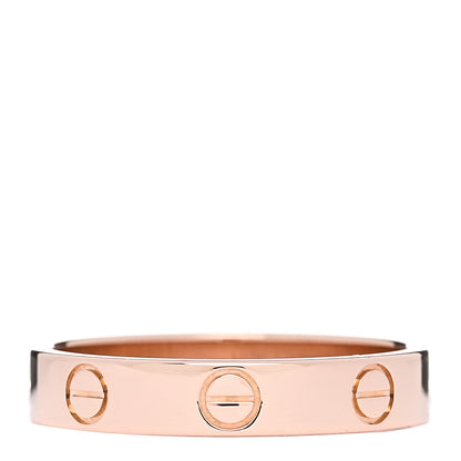 Cartier 18K Pink Gold 3.5mm LOVE Wedding Band Ring 54 6.75 4 of 5