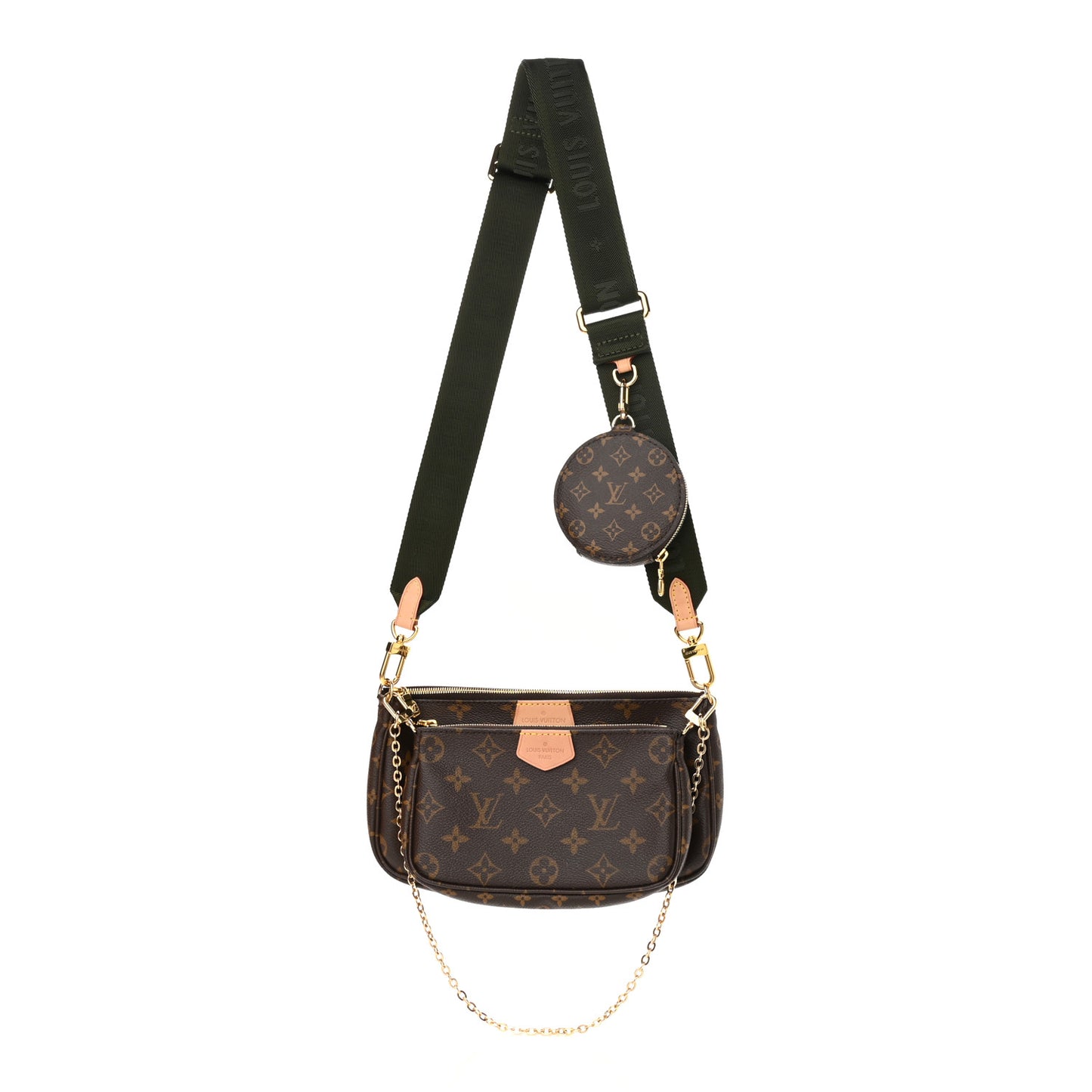 Monogram Multi Pochette Accessories Kaki