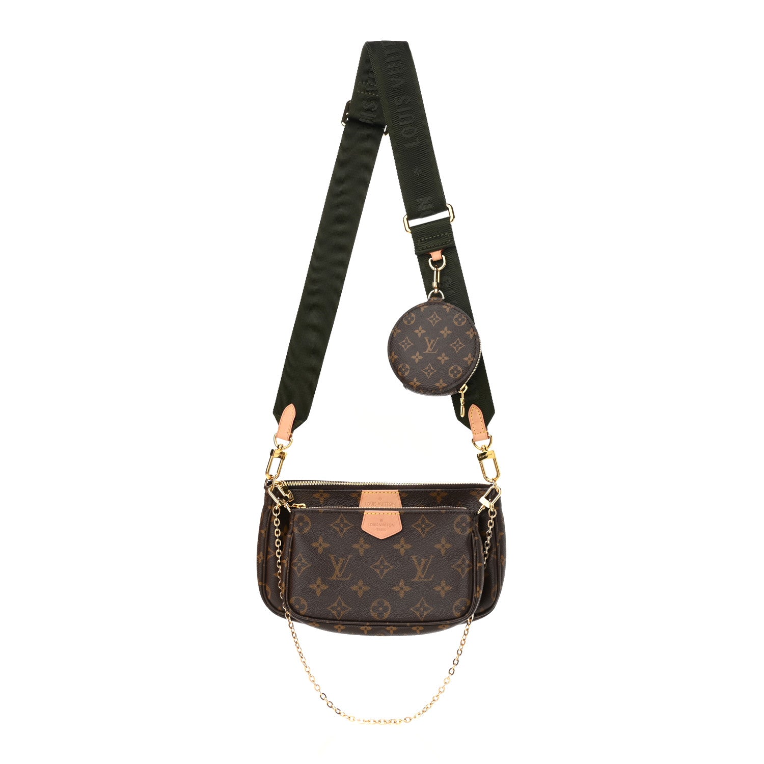 Louis Vuitton Monogram Multi Pochette Accessories Kaki 1 of 14