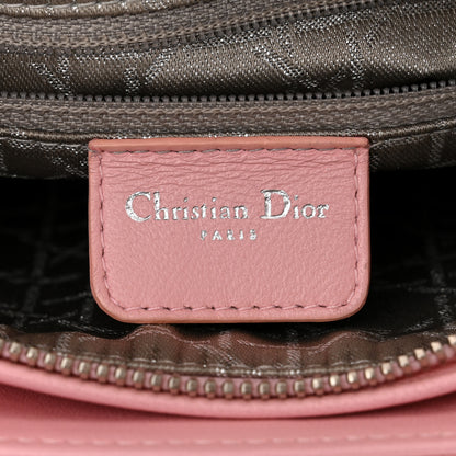 Christian Dior CHRISTIAN DIOR Lambskin Cannage Medium Lady Dior Pink 5 of 10