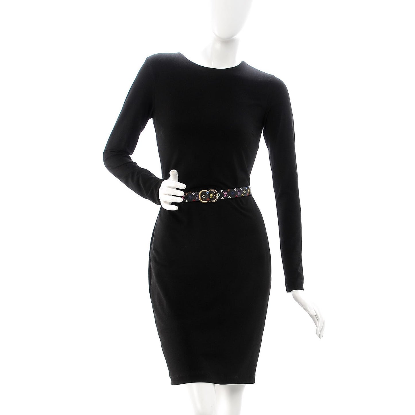 Monogram Multicolor 30mm Belt 90 36 Black