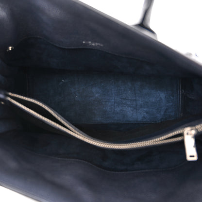 Saint Laurent Grained Calfskin Small Supple Sac De Jour Navy 5 of 12