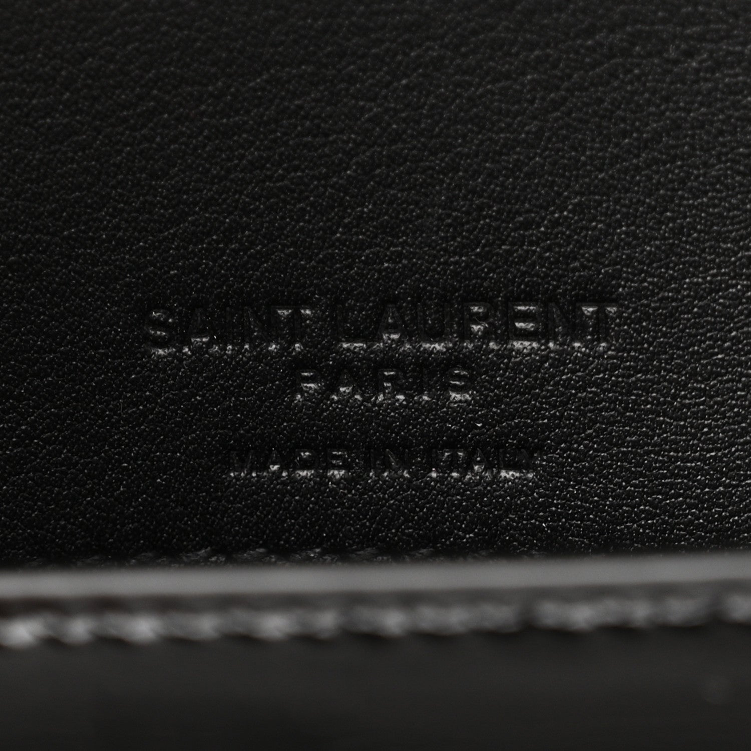 Saint Laurent Patent Monogram Kate Belt Bag Black 6 of 9