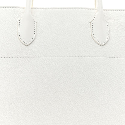 The Row Matte Grained Calfskin Soft Margaux 15 White 7 of 9
