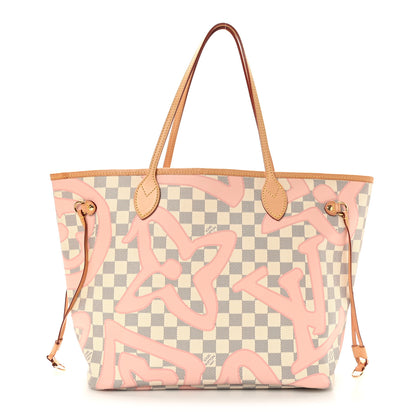 Louis Vuitton Damier Azur Tahitienne Neverfull MM 1 of 10