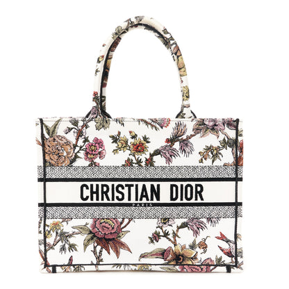Christian Dior Canvas Jardin Botanique Embroidered Medium Book Tote Multicolor 1 of 10