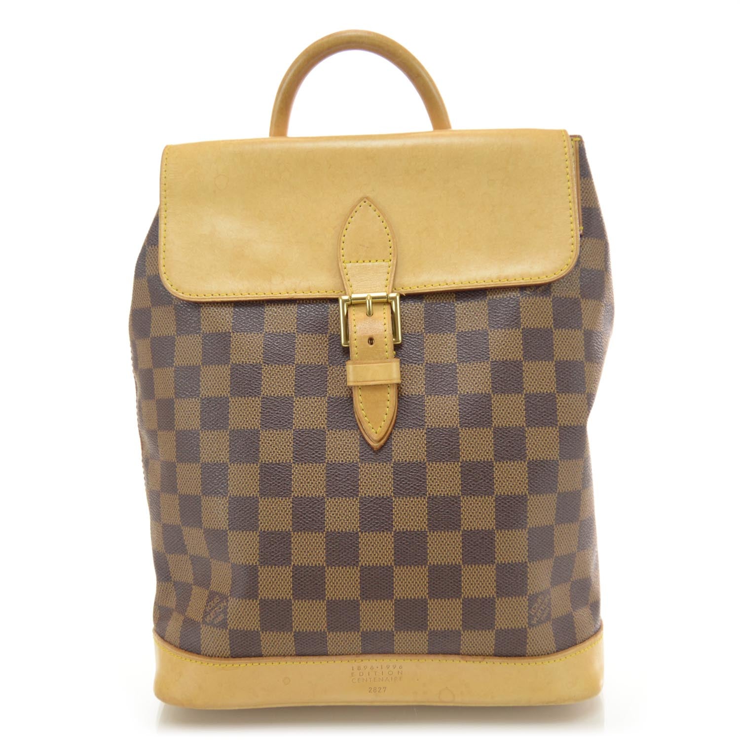 Louis Vuitton Damier Ebene Centenaire Soho Backpack 1 of 8