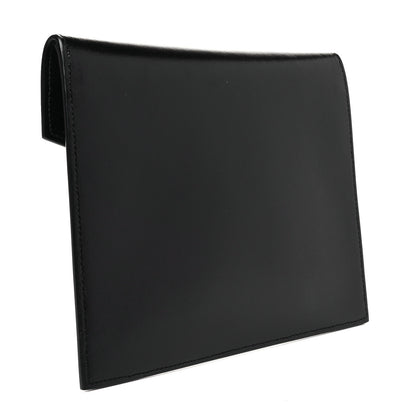 Saint Laurent Smooth Shiny Calfskin Monogram Uptown Baby Pouch Black 3 of 10