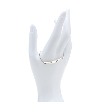 Tiffany Sterling Silver Atlas Bar Pierced Bracelet 2 of 7
