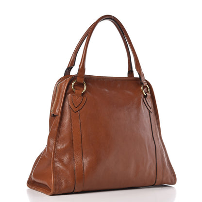 Marc Jacobs Goatskin Large Serengeti Wellington Satchel Chestnut 3 of 12