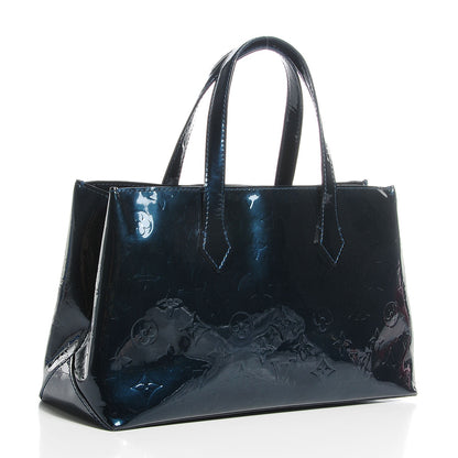 Louis Vuitton Vernis Wilshire PM Blue Nuit 3 of 7