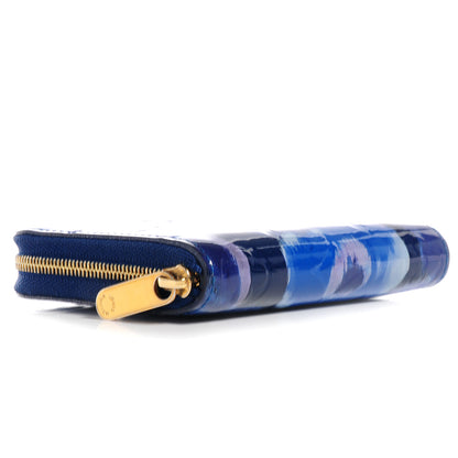 Louis Vuitton Vernis Ikat Zippy Coin Purse Grand Blue 4 of 8
