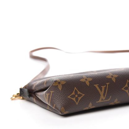 Louis Vuitton Monogram Pallas Clutch Black 7 of 10