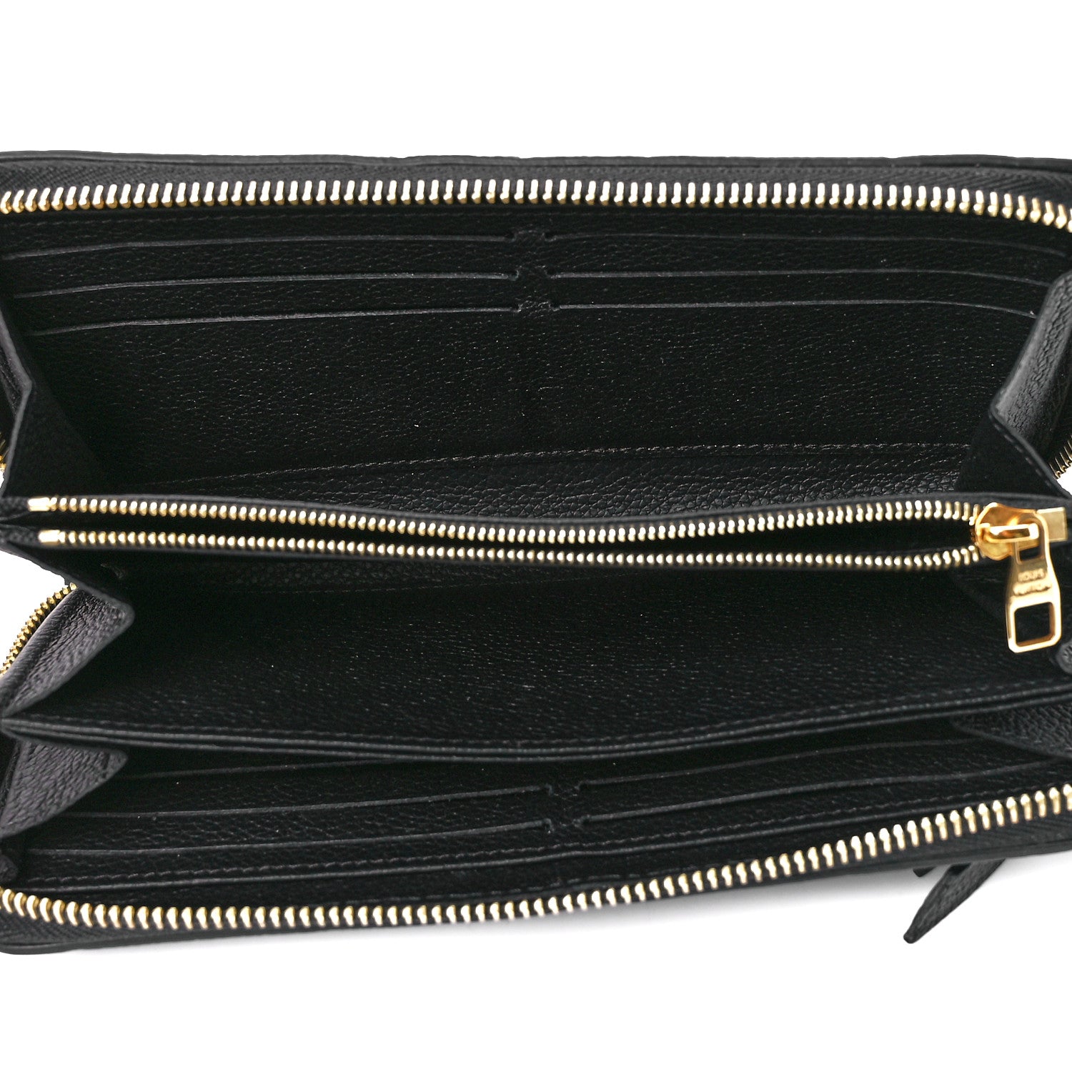 Louis Vuitton Empreinte Zippy Wallet Black 5 of 12