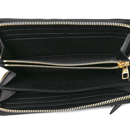 Louis Vuitton Empreinte Zippy Wallet Black 5 of 12