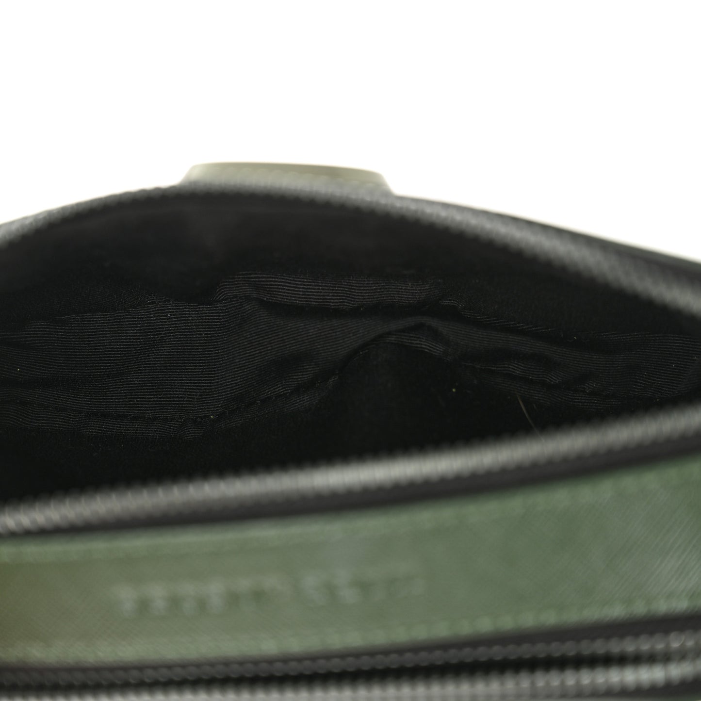 Saffiano Small Snapshot Camera Bag Olive Green