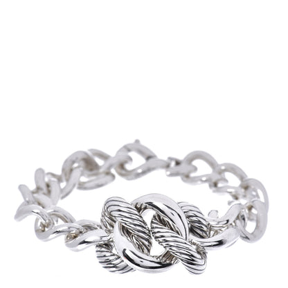 David Yurman Sterling Silver Graduated Curb Link Bracelet 1 of 4