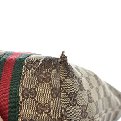 Gucci Monogram Medium Jolicoeur Tote Dark Brown 13 of 20