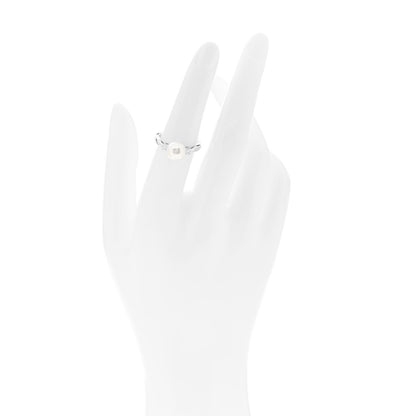 Mikimoto Platinum Diamond Akoya Pearl 8mm Ring 52 6 2 of 6