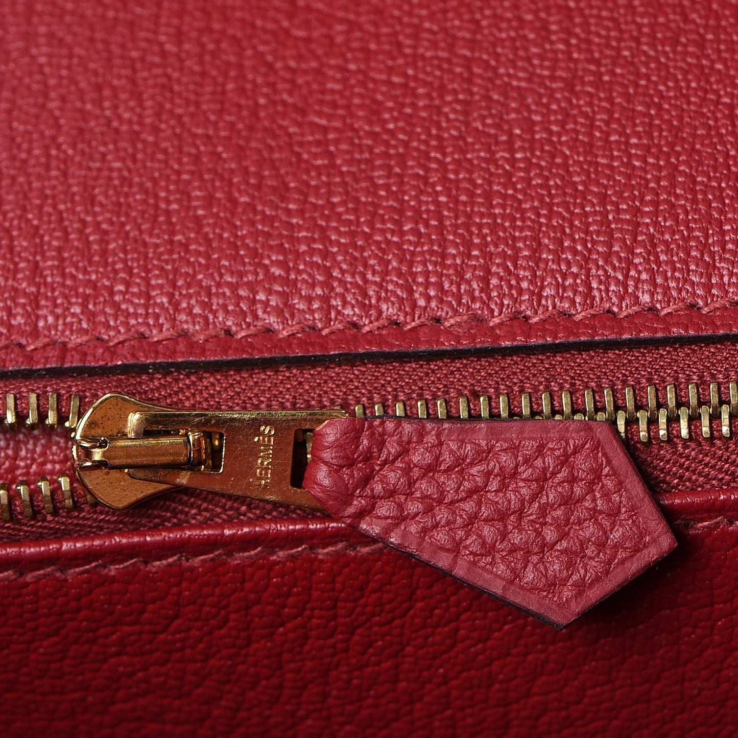 Togo Birkin 35 Rouge Grenat