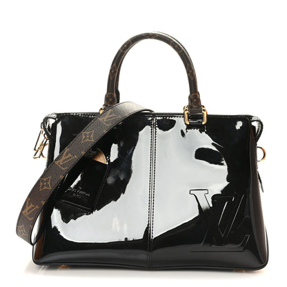 Louis Vuitton Patent Calfskin Miroir Tote Black 1 of 9