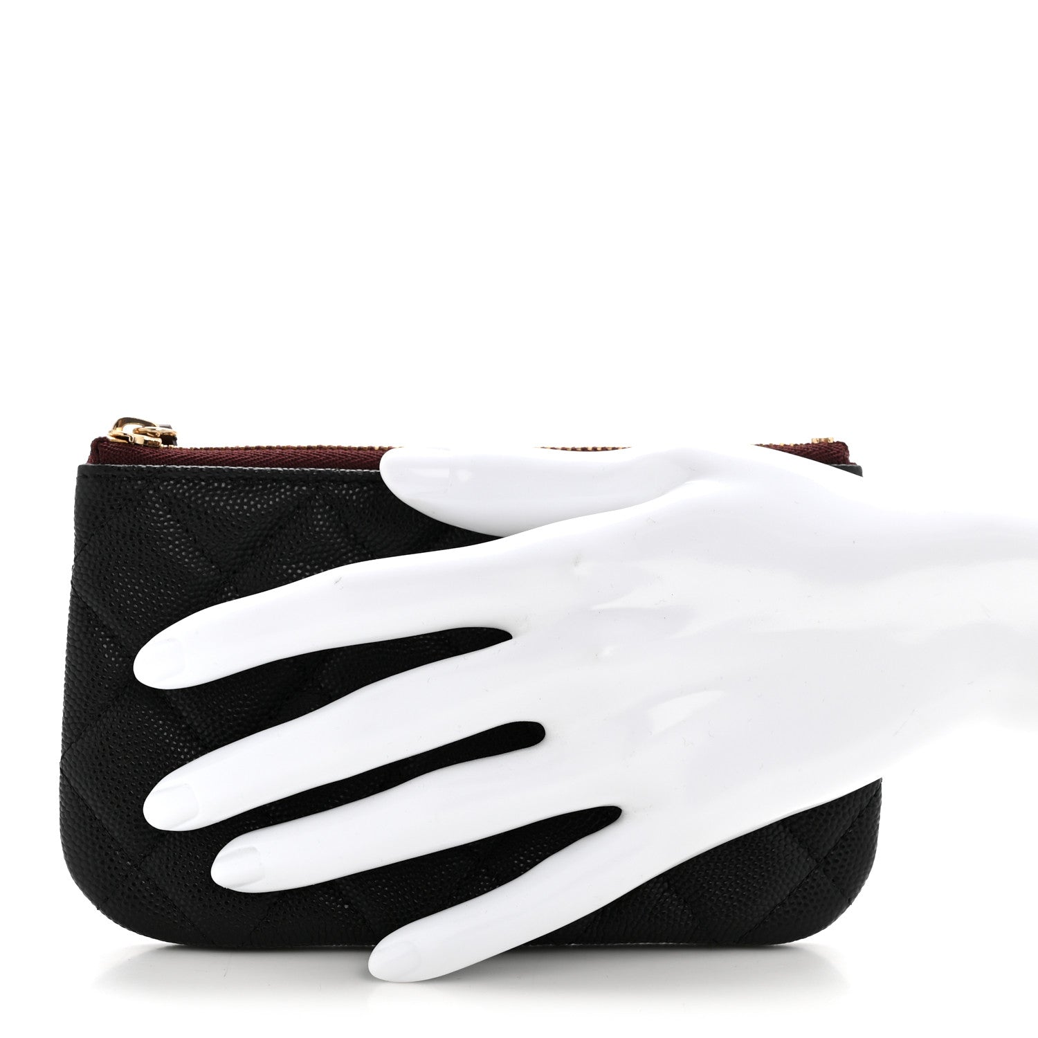 Chanel Caviar Quilted Small Pouch Black 2 of 8
