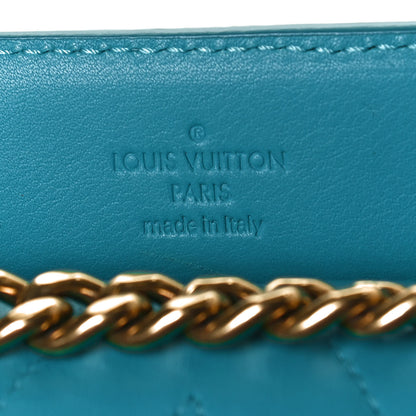 Louis Vuitton Calfskin New Wave Chain MM Malibu Green 7 of 12