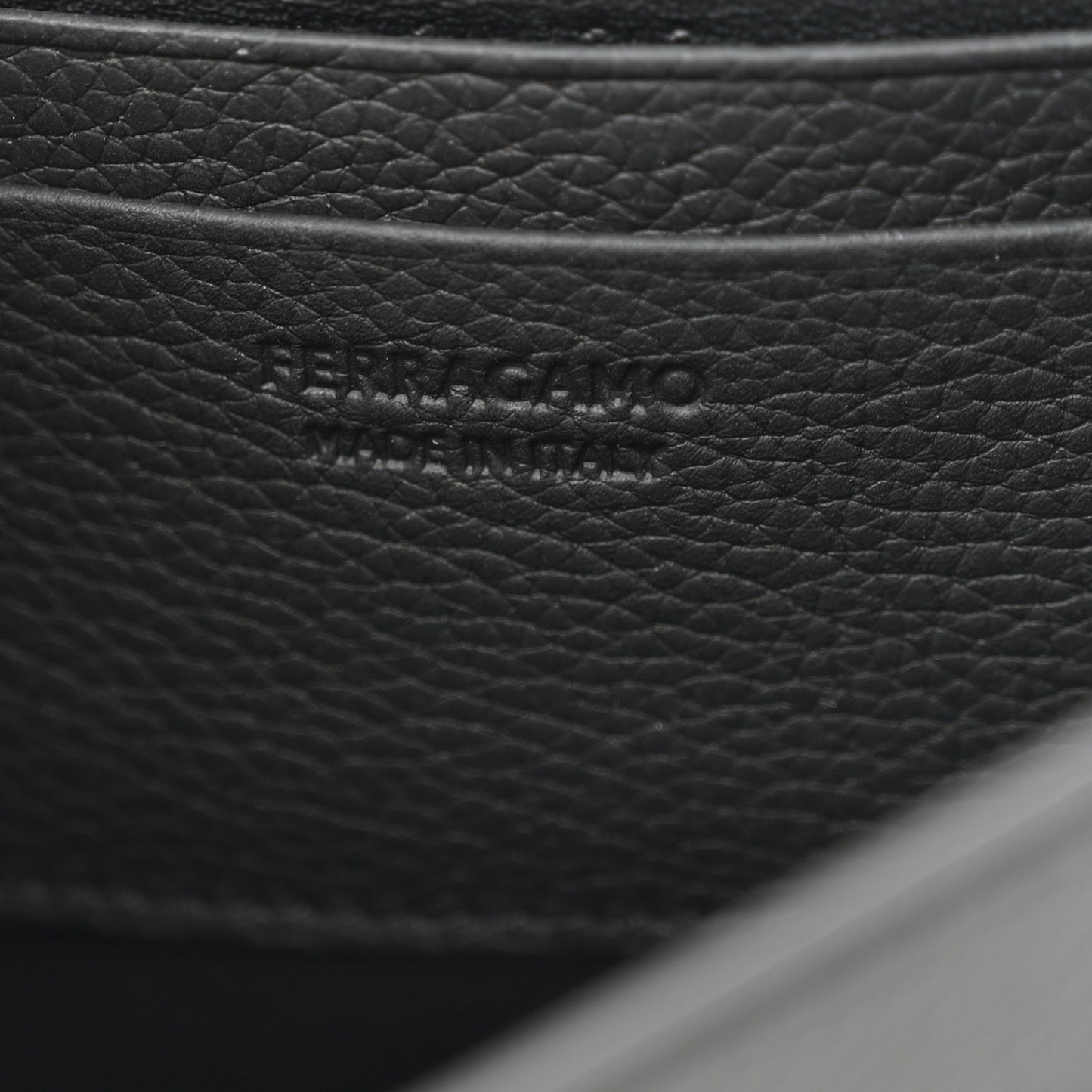 Grained Calfskin Belt Bag Black