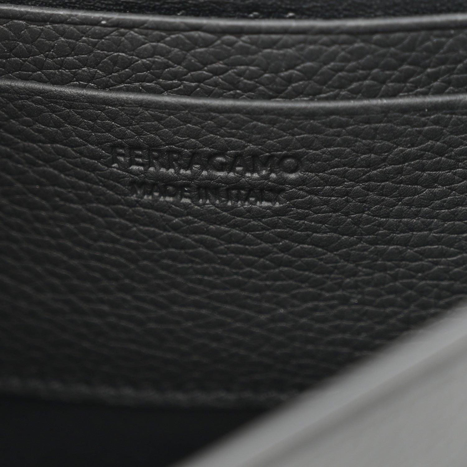 Salvatore Ferragamo Grained Calfskin Belt Bag Black 5 of 9