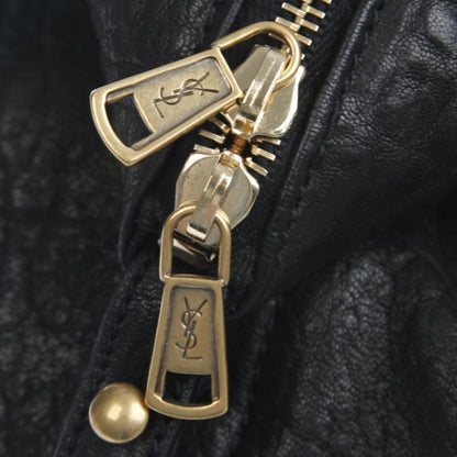 Saint Laurent Pebbled Lambskin Easy Sac 57 Black 7 of 10