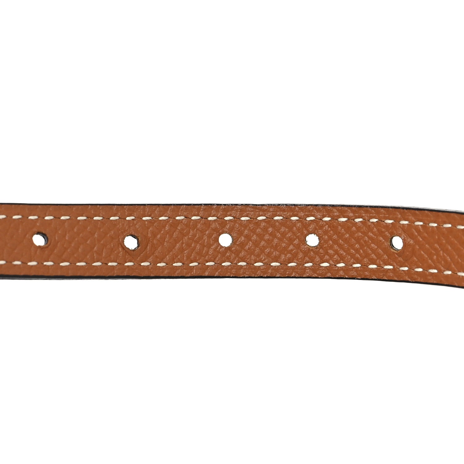 Hermes Swift Epsom 13mm Mini Laquee Reversible Belt 75 Black Gold 5 of 5