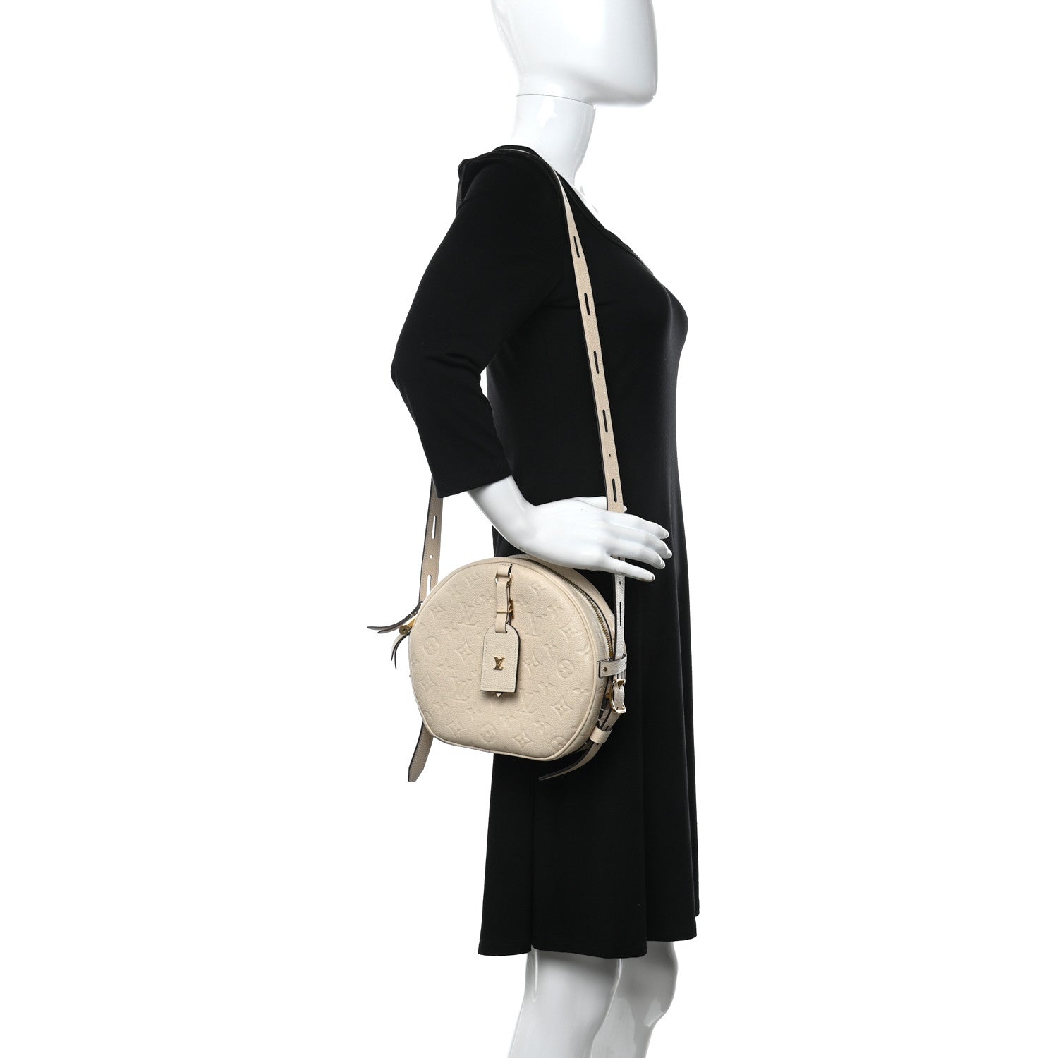 Louis Vuitton Empreinte Boite Chapeau Souple MM Creme 2 of 8