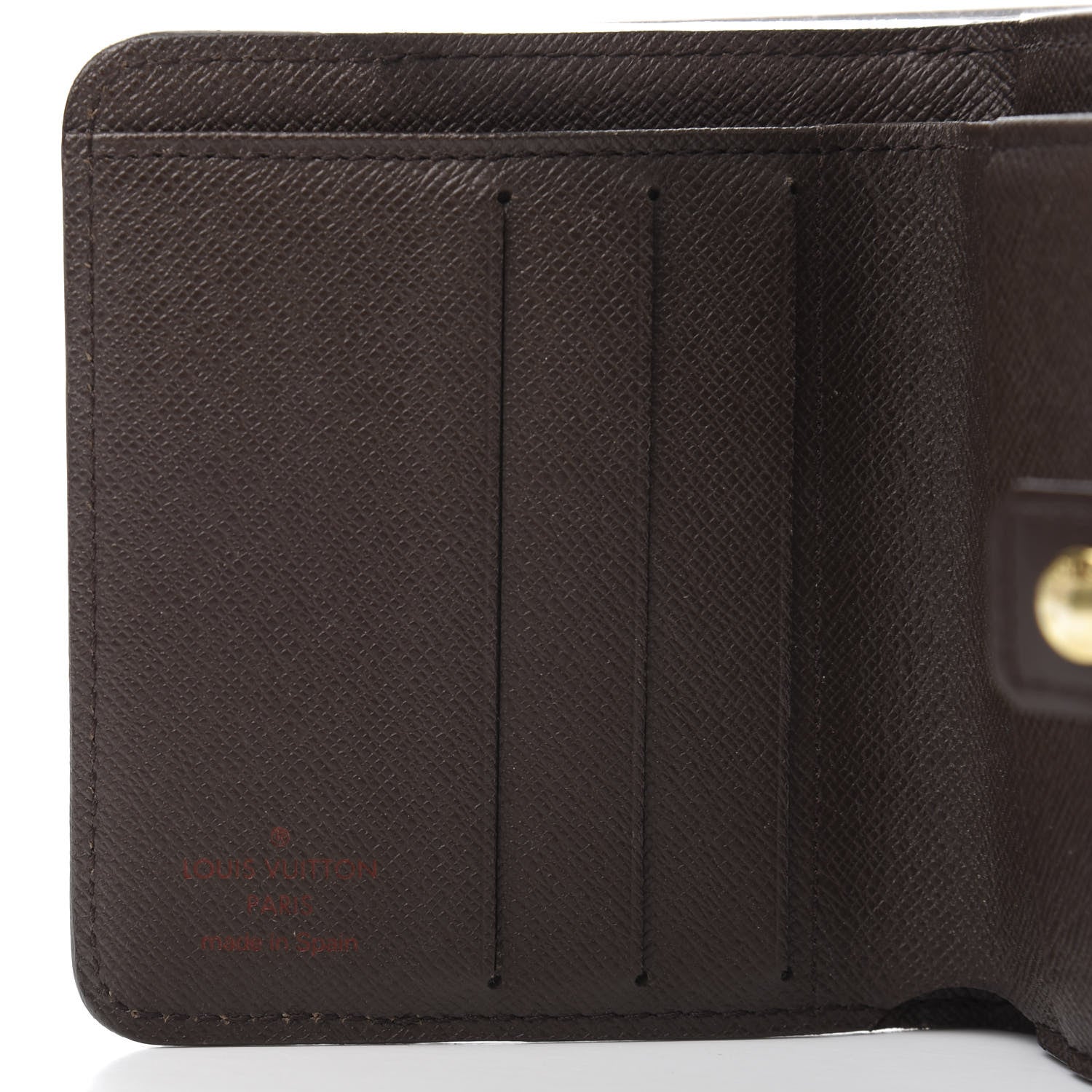 Louis Vuitton Damier Ebene Zippe Zipped Compact Wallet 7 of 9