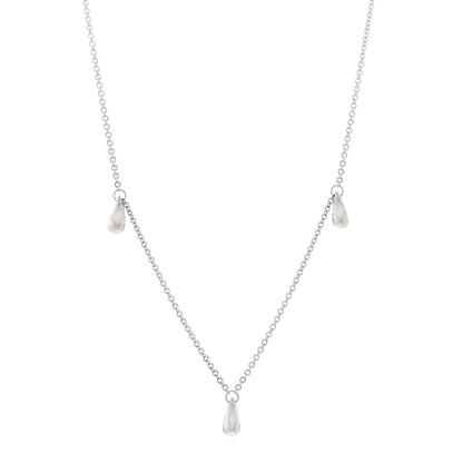 Tiffany Sterling Silver Elsa Peretti Teardrops Necklace 1 of 4